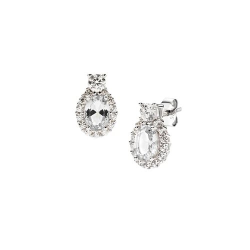 Orecchini Amen Donna Madame in Argento Zircone EMADBBBZ - EMADBBBZ